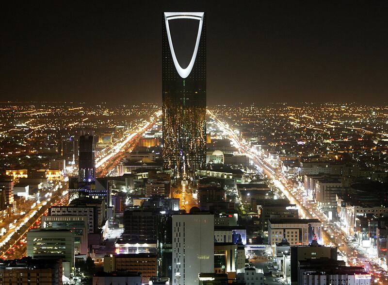 The Riyadh skyline. Saudi Arabia Watheeq is launching a $26.7m VC fund to invest in PropTech start-ups. Reuters