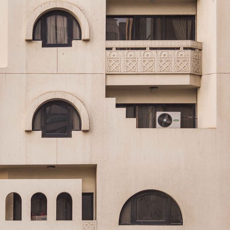 Part of the series, Split Units by Hussain AlMoosawi; this one is from Musaffah in Sharjah