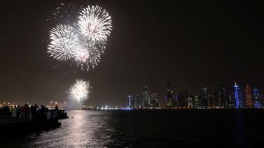 Qataris and residents of the Gulf emirate celebrate Eid al-Fitr in 2022. AFP