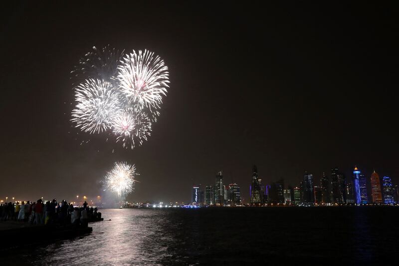 Qataris and residents of the Gulf emirate celebrate Eid al-Fitr in 2022. AFP