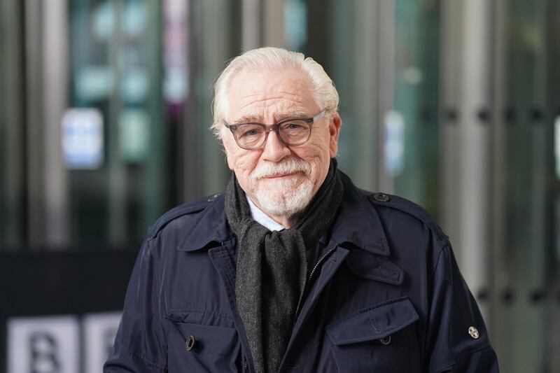 Actor Brian Cox, leaves BBC Broadcasting House in London, after appearing on the panel of BBC One current affairs programme, Sunday with Laura Kuenssberg. Picture date: Sunday January 15, 2023.