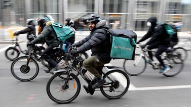 Deliveroo has opened the company's biggest facility yet in Dubai's Hessa Street. REUTERS / Toby Melville / File Photo