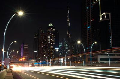 Sheikh Zayed Road in Dubai, one of the busiest in the UAE. AP Photo / Jon Gambrell