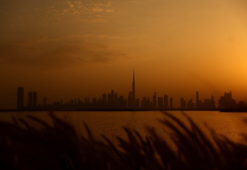 A general view of the Dubai Skyline on April 28, 2022 in Dubai. Getty Images