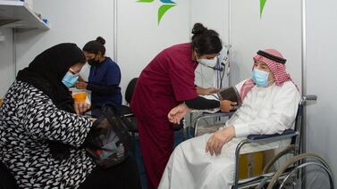 Huge turnout for Covid-19 vaccine drive across Dubai Health Authority's vaccination centres. Dubai Media Office