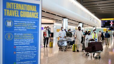 UK ministers are considering dropping quarantine requirements for fully vaccinated passengers from amber list countries.