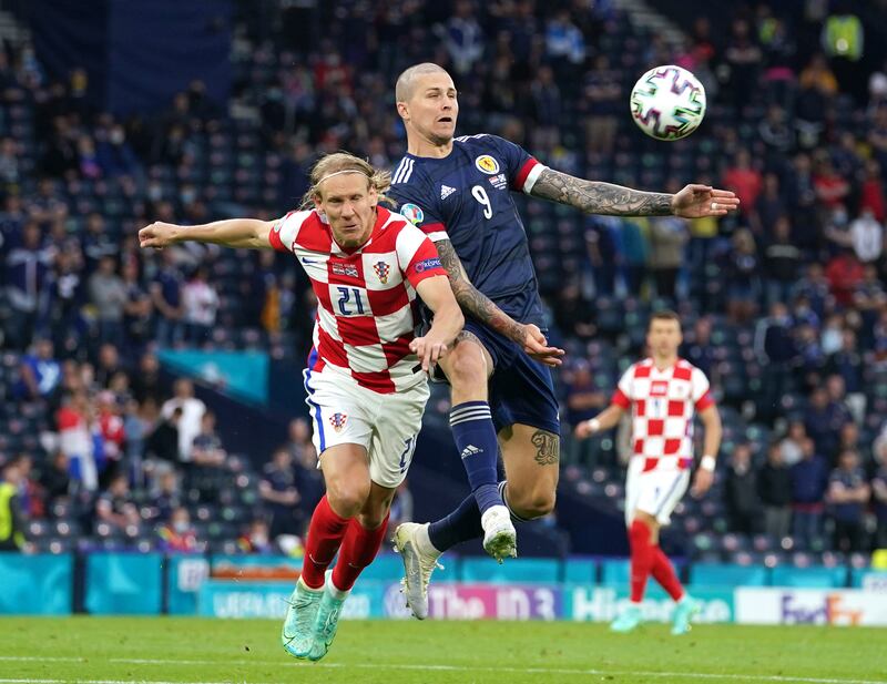 Domagoj Vida – 6 The veteran defender defended well apart from a very poor clearance straight out of the box to McGregor, who then scored. AFP