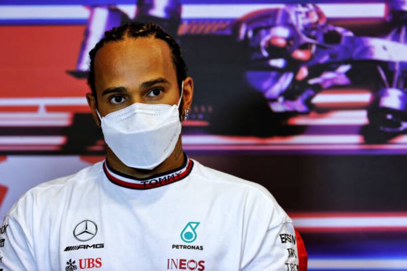 Lewis Hamilton failed to finish among the points at the Azerbaijan Grand Prix. Getty Images