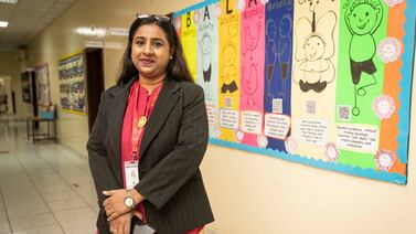 Hazra Sheikh is a teacher and head of primary at The Indian Academy in Dubai. Antonie Robertson/The National