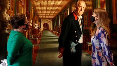 A 2017 painting of Prince Philip by Ralph Heimans will go on public display for the first time as part of the exhibition. Reuters