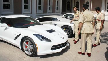 Dubai Police Cars. ( Photo courtesy-Dubau Police)
