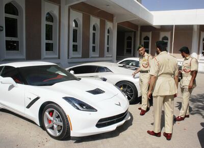 Dubai Police Cars. ( Photo courtesy-Dubau Police)