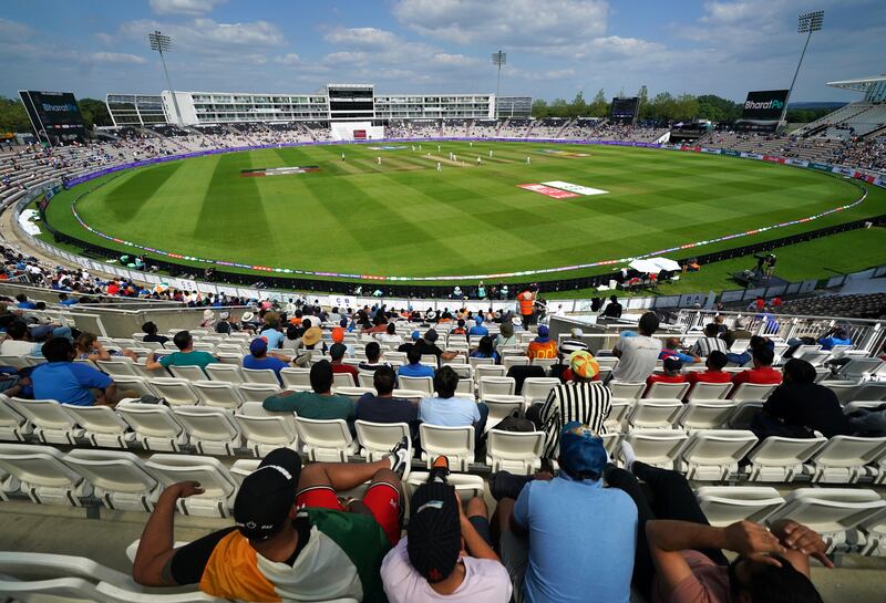 Two spectators were removed from the Ageas Bowl during the World Test Championship final in Southampton. PA