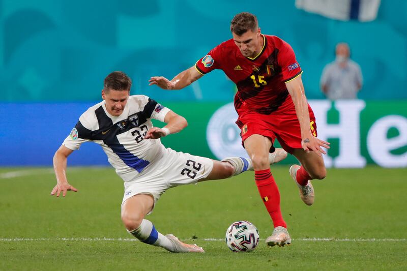 Jukka Raitala 6 - Battled strongly in a matchup that saw the full-back tasked against Hazard before the skillful Jeremy Doku. Gave a good account of himself. AFP