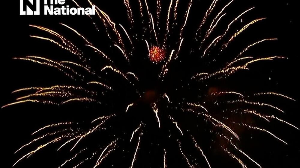New York celebrates vaccinations with firework display